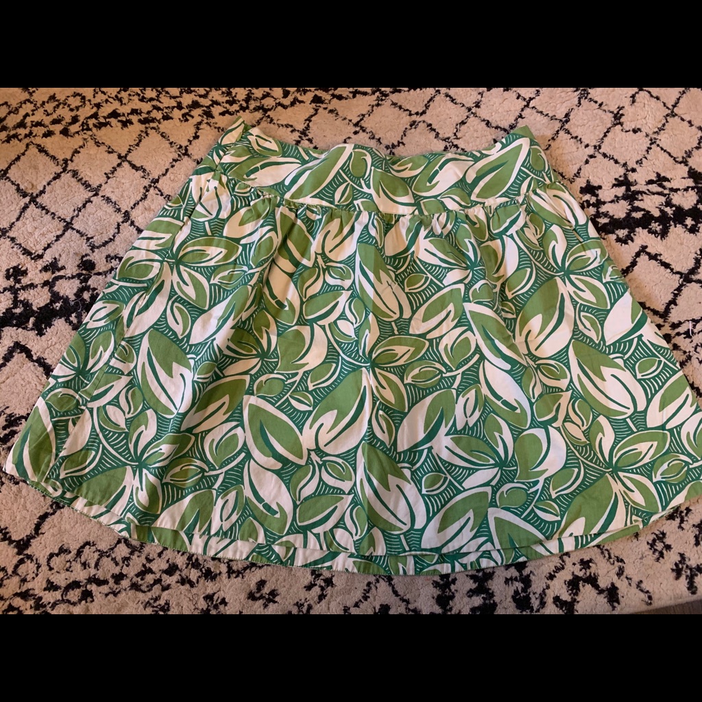 Green Leaves Corduroy Skirt By Merona Size 18